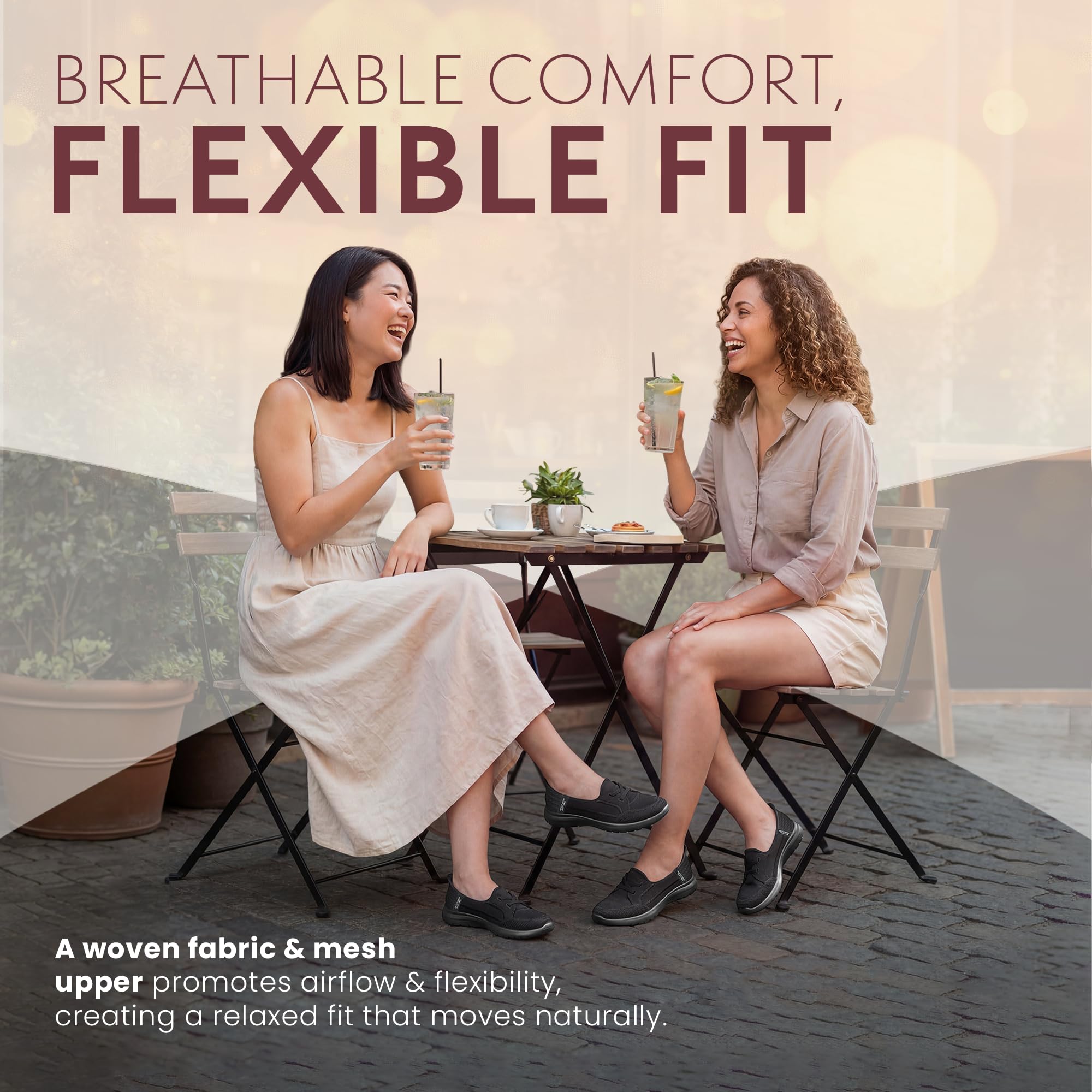 Skechers Donna On-The-Go Flex Top Notch Slip-in ALLENATRICE | Casual, Slip-ins, tappetino Goga raffreddato ad aria, Ultra Go, lavabile in lavatrice