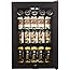 NewAir Beverage Refrigerator Cooler with 90 Can Capacity - Mini Bar Beer Fridge with Right Hinge Glass Door - Cools to 34F - 