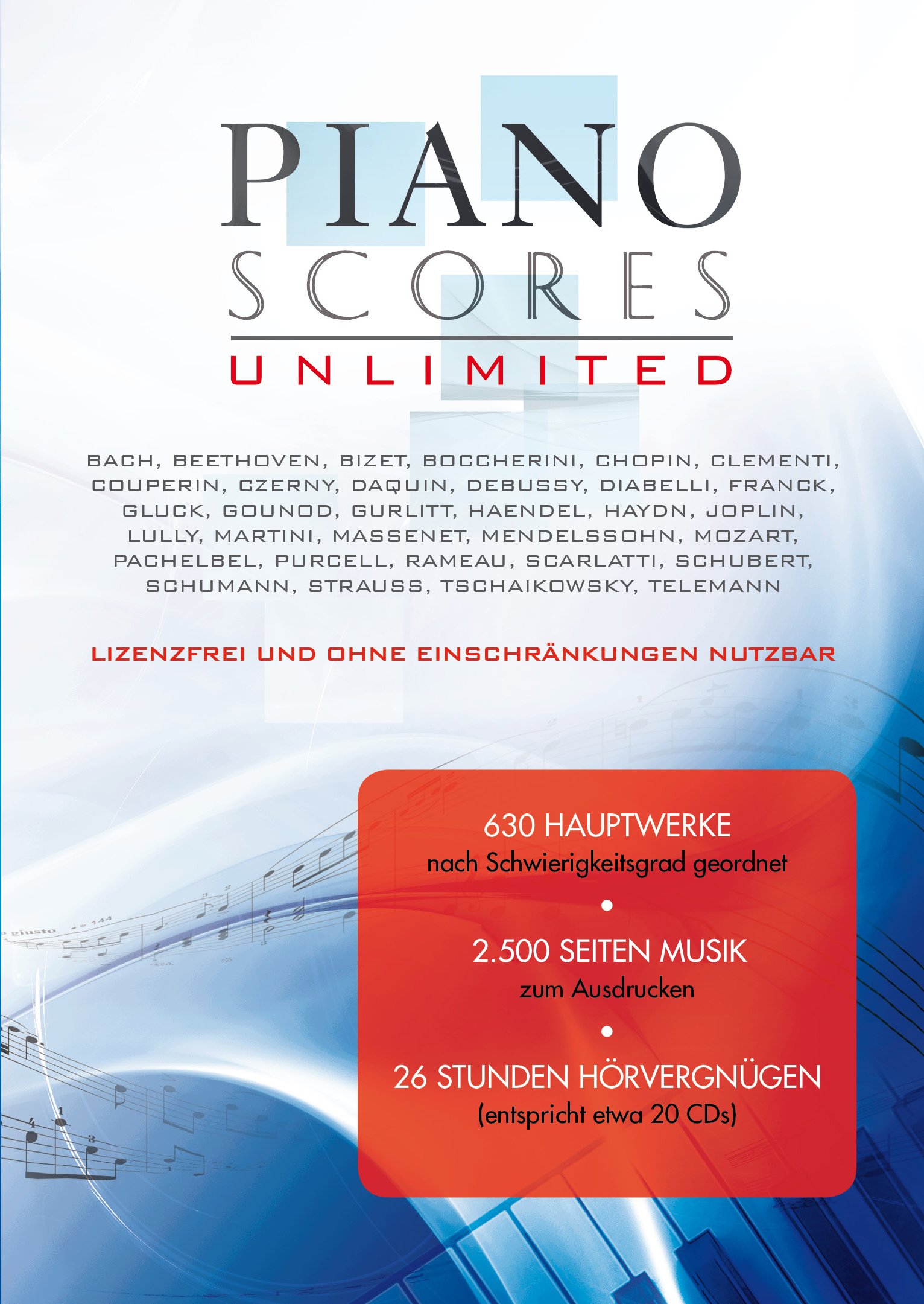 IPE PianoScores Unlimited - Partiturensammlung für Klaviermusik - Notensammlung
