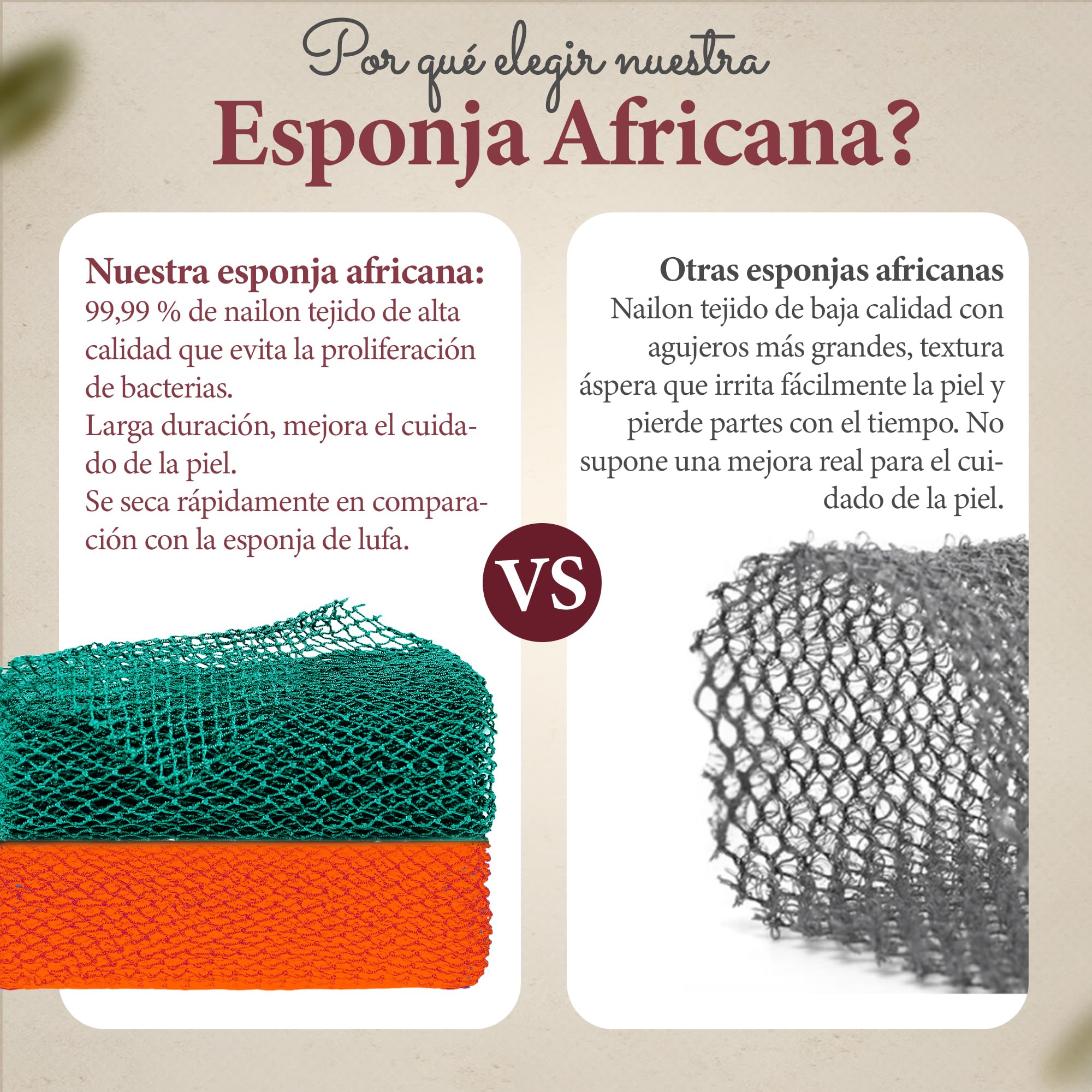 Esponja Africana Auténtica Ghana Exfoliante Corporal Ducha Baño con Cordón Red Malla Larga para Cuerpo y Espalda Piel Suave Azul