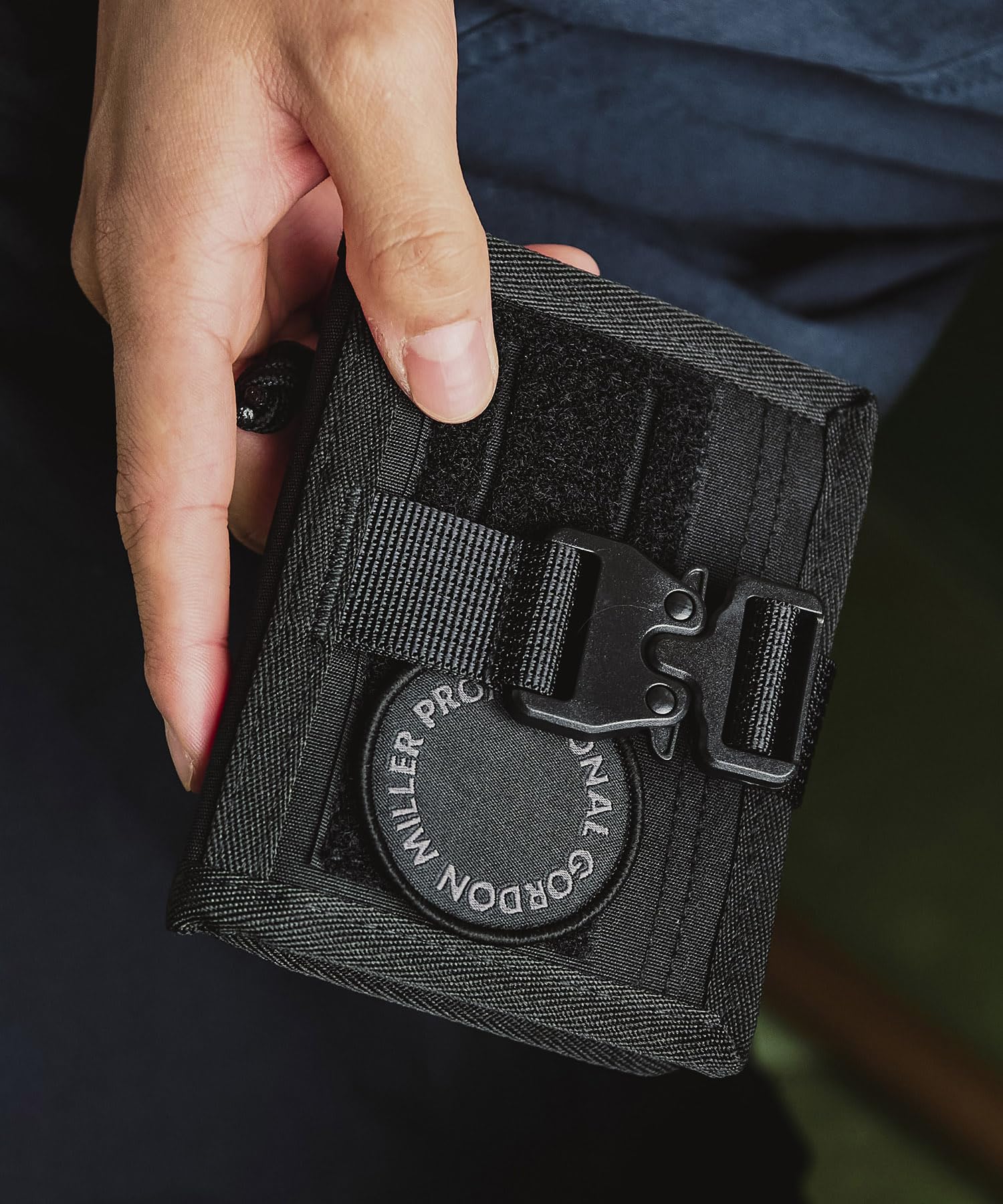 Gordon Miller 1753421 Cordura Folding Wallet Black : Amazon.com.au