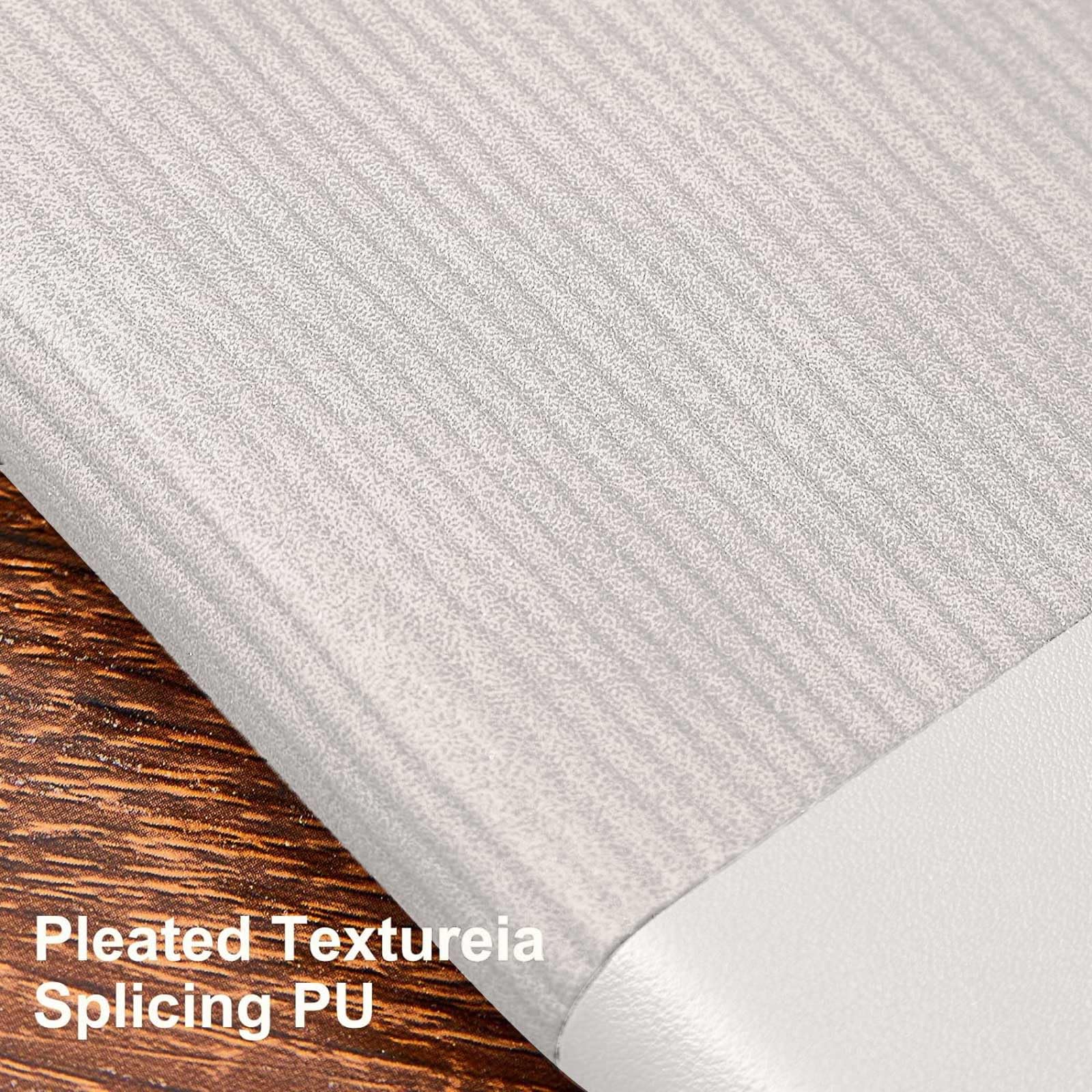 TSFPapier Notizbuch mit gepunktetem Lineal, A5, 80 Blatt/160 Seiten, 100 g/m² dickes Papier, Hardcover, Leder, Tagebuch, Notizbuch für Damen, Herren, Arbeit, Büro, Schule, Schreiben, 14 x 21 cm, Grau