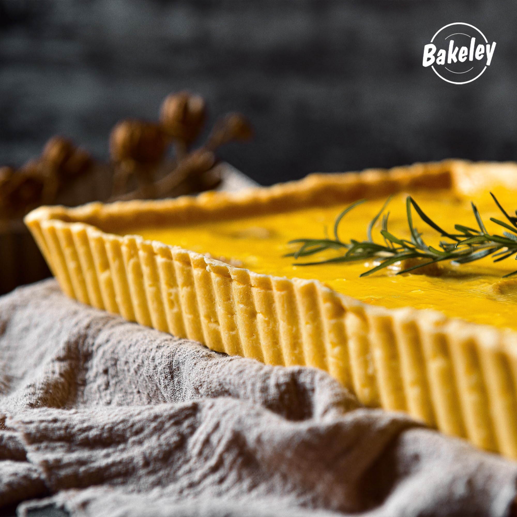 Molde rectangular para tartas, 13 pulgadas con fondo suelto extraíble, antiadherente, oblongo, para hornear quiche (dorado champán)