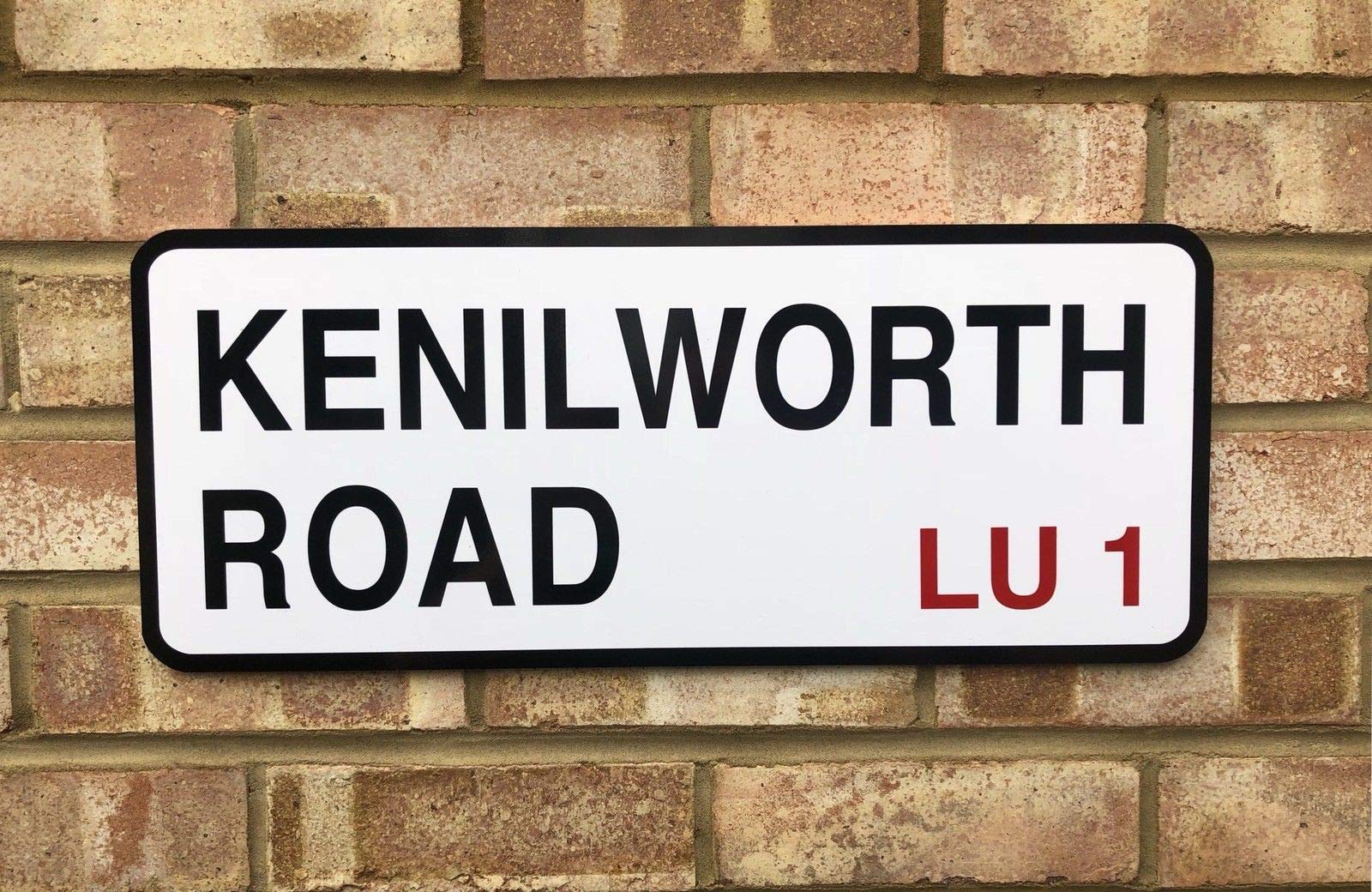 Inga Luton Town Kenilworth Road Street Sign Tin Sign 8X12 Inch