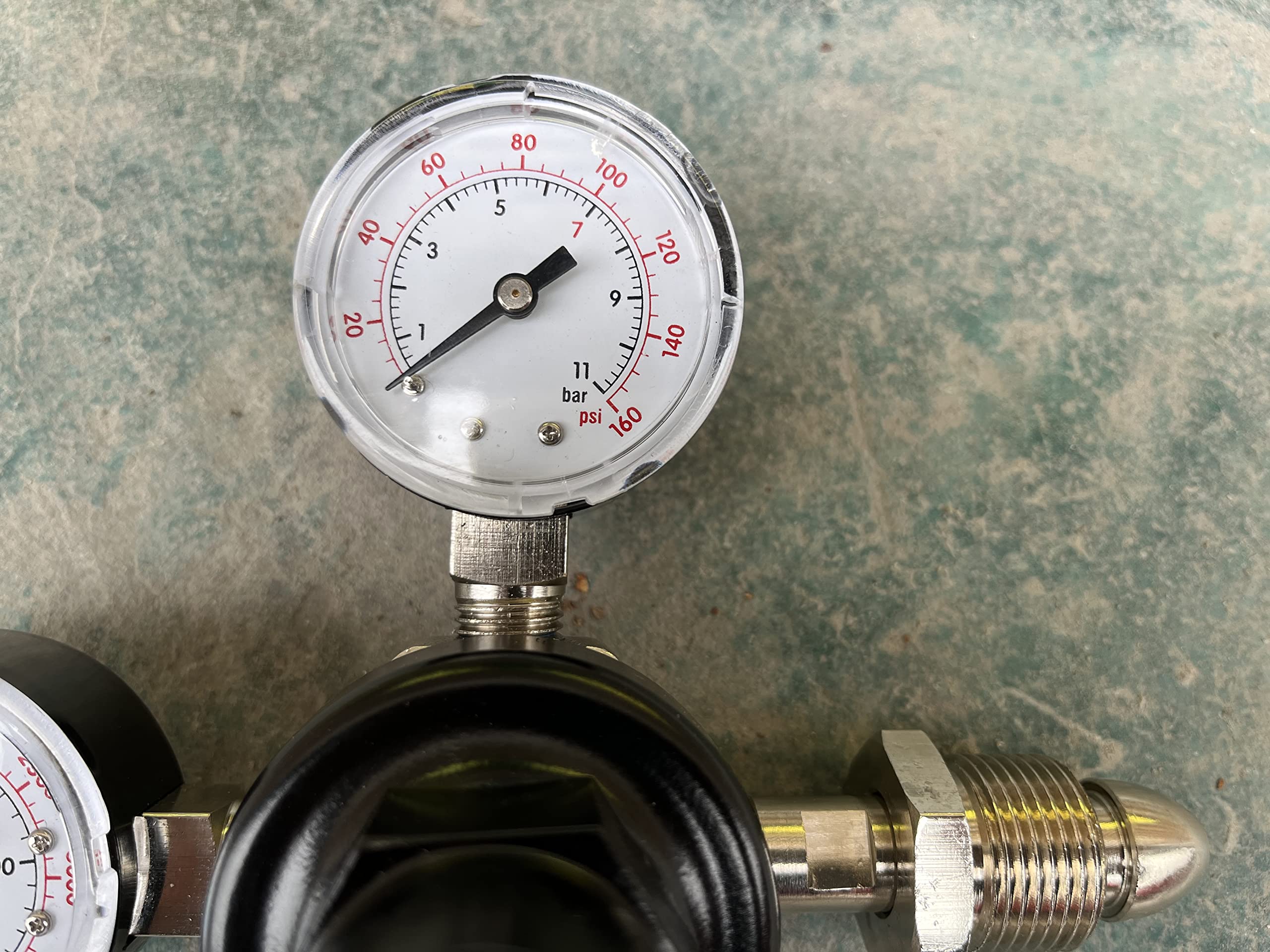 Regulador De Nitrógeno Con Doble Calibre 400 PSI Presión De