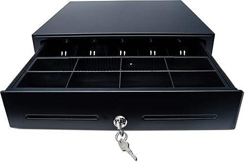 Miniatura 6 de Star Micronics 37965600 modelo CD3-1616BK58-S2 cajón de efectivo 16 x 16 con 5 compartimientos para billetes y 8 para monedas más 2 ranuras para