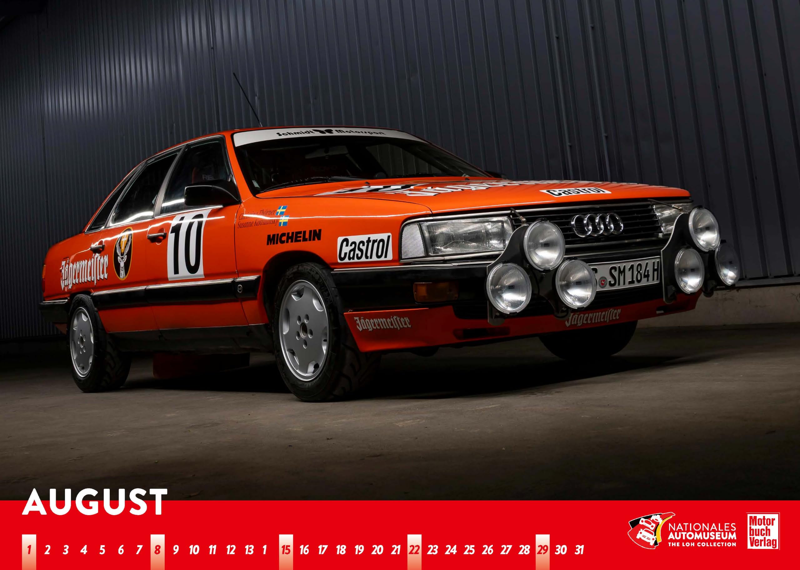 Best of Rallye 2027: Der Kalender des Nationalen Automuseums The Loh Collection