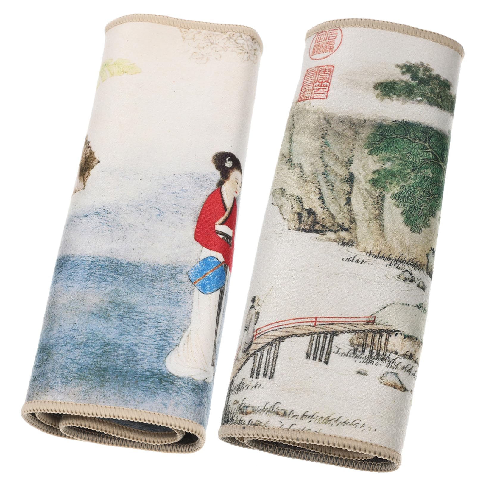 Paño de cocina para té súper absorbente y grueso de coral fleece para cuidar vajilla, 2 uds