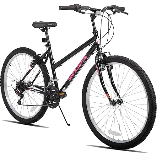 HILAND Adult 26 Inch Mountain Bike, Mens Womens Bicycle, High-Carbon Steel Frame Mountain Bicycle, Sport MTB for Adults, Multi-Color