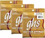GHS Strings Acoustic Guitar Set (Light, Vintage Bronze, 85/15)