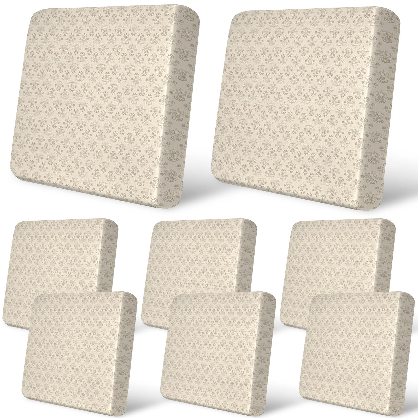 8Pcs Patio Cushion Covers Stretch Outdoor Furniture Protector Slipcovers