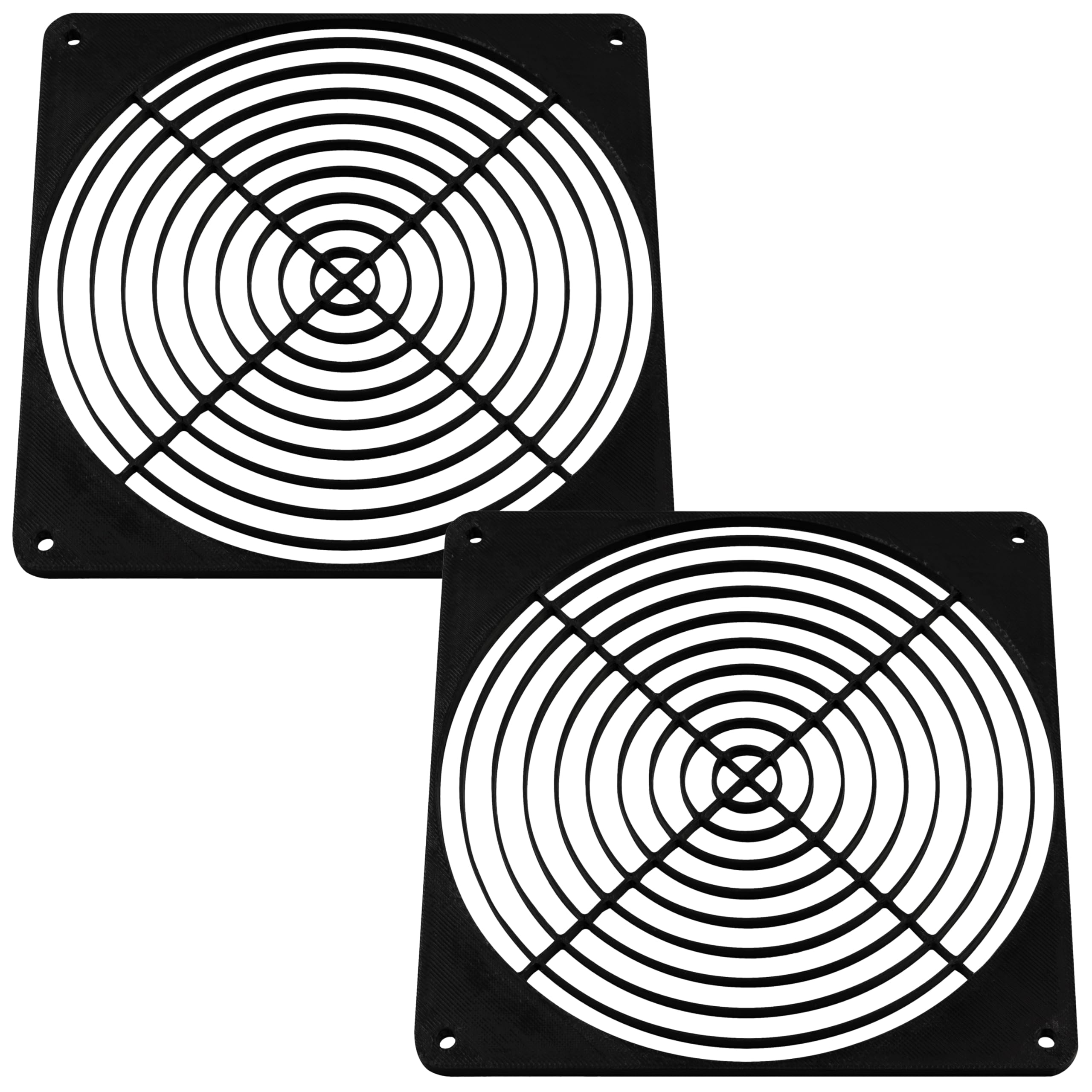 AERZETIX - Juego de 4 Rejillas de Ventilador de plástico 40x40 mm para Ordenador PC impresoras Equipos audiovisuales proyectores Multimedia | Color Negro — view 13