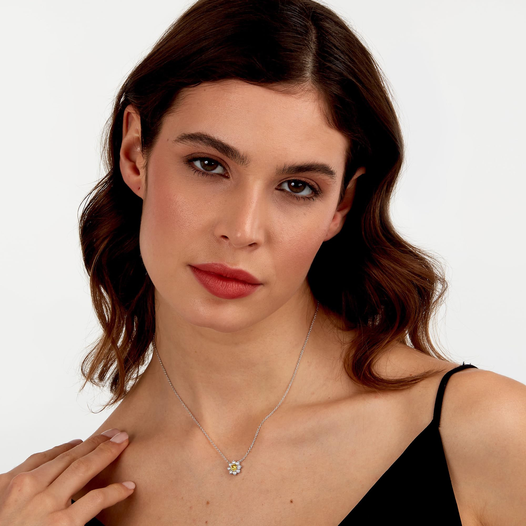Morellato Collana da donna in argento 925% riciclato, con zirconi, collezione Tesori - SAIW184