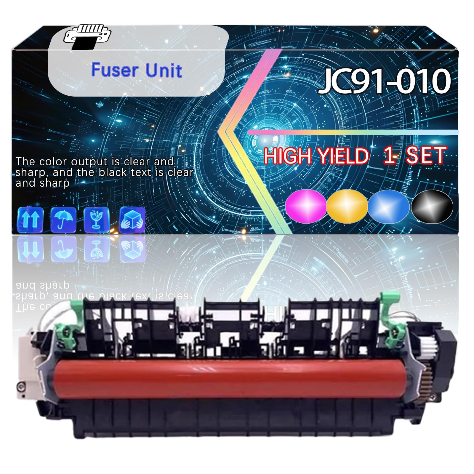 CEECN JC91-01023A Compatible for Samsung ProXpress M4020ND M4030ND M4070FR M4080FX Printers, Replacement Fuser Unit High Yield Printer Accessories (1 Set)