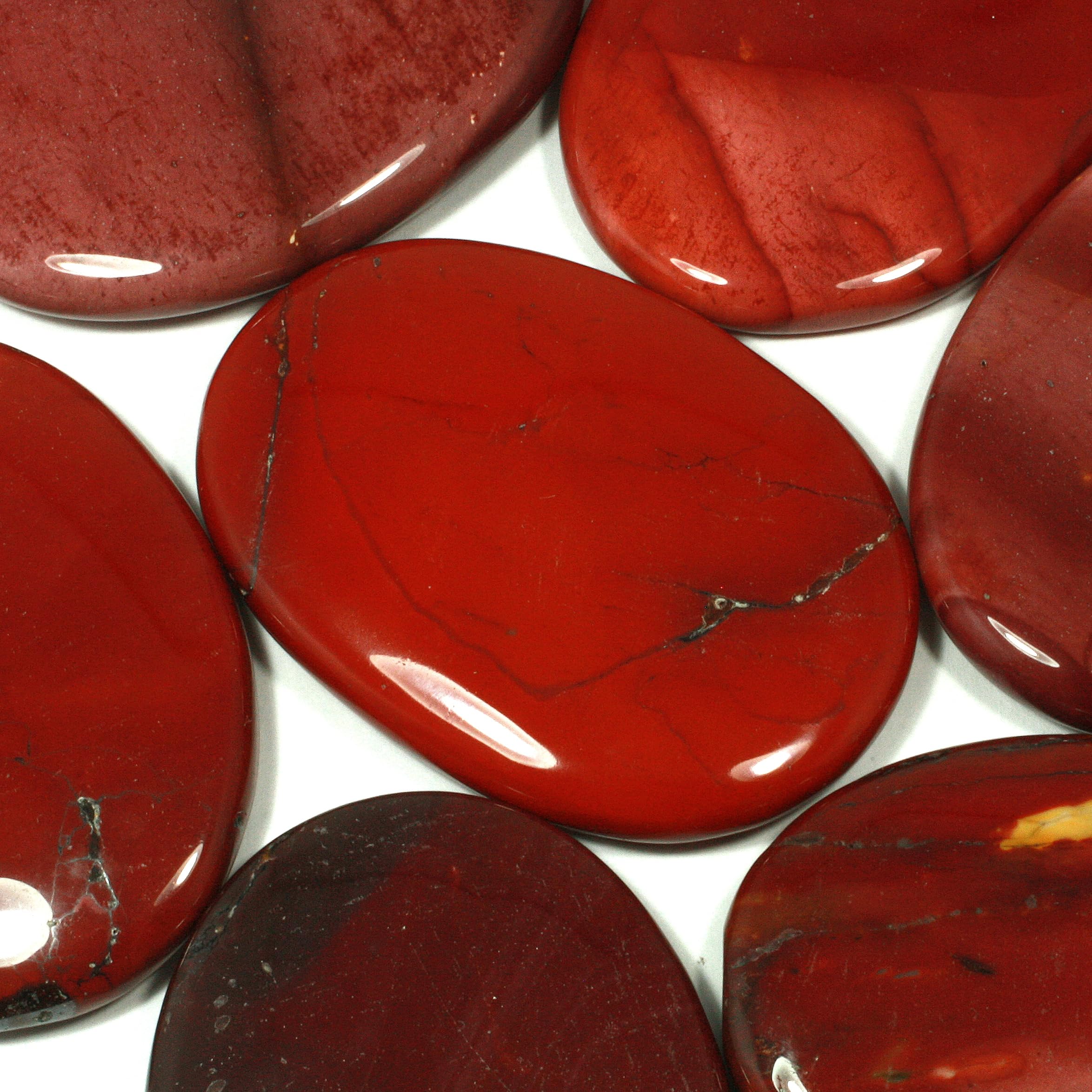 CrystalAge Mookaite Red Palm Stone ~70x50mm