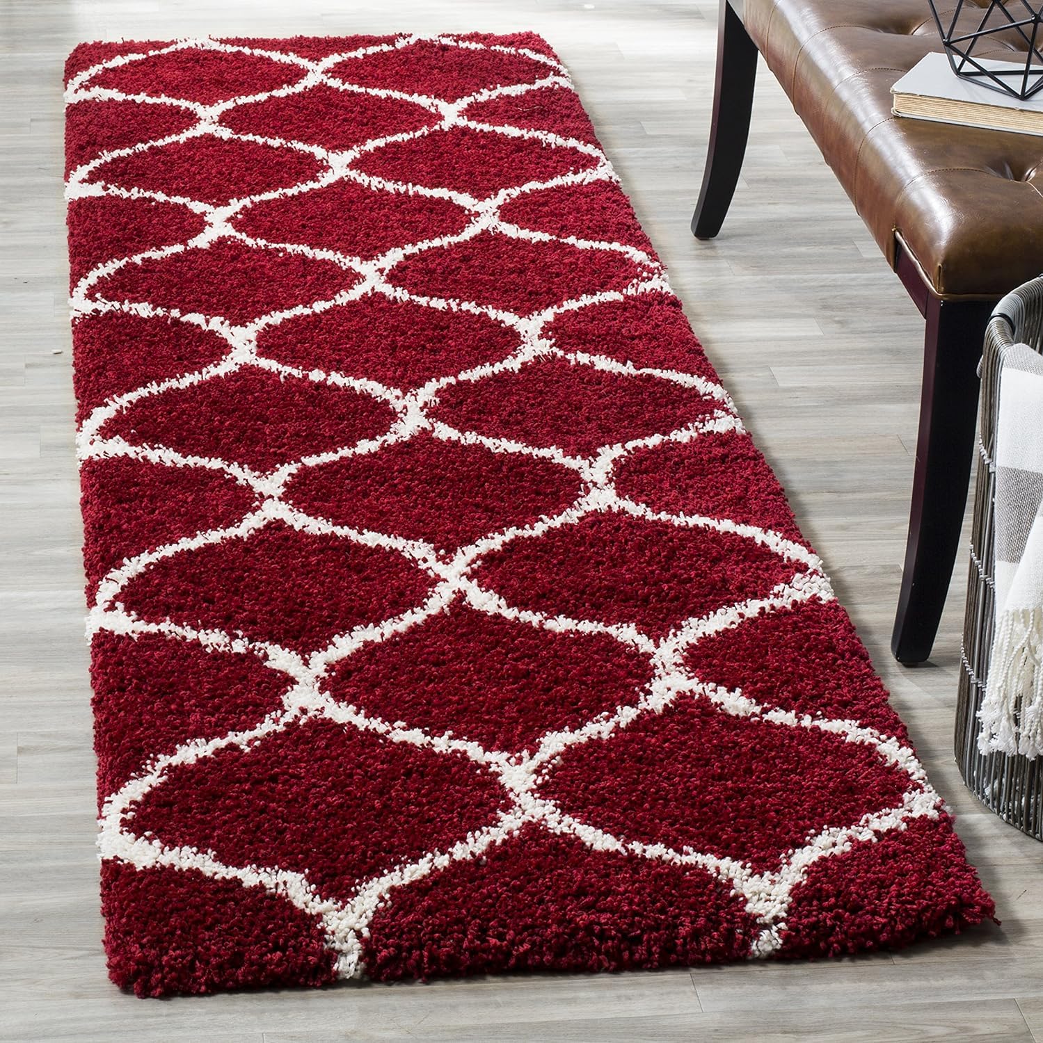 Aawasrug Presernt Shaggy Floor Mat/Carpet for Hall Kichen, Bathroom,Bedroom ETC.Color Red Size 2x4 Feet (B0D8C26GD1) Amazon Price History, Amazon Price Tracker