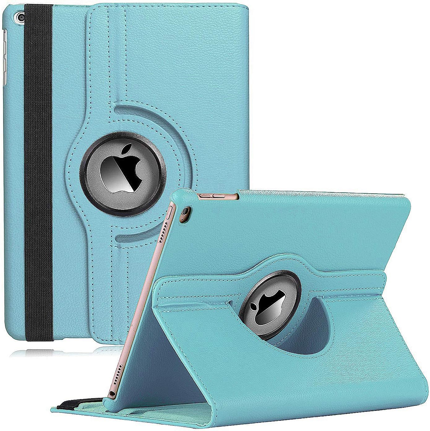 iPad Mini Case Fit iPad Mini 3 case/ipad Mini 2 case/ipad Mini 1 case - 360 Degree Rotating Stand Case Cover with Auto Wake/Sleep Compatible with Apple iPad Mini 1/2/3 case (Cambridge Blue)