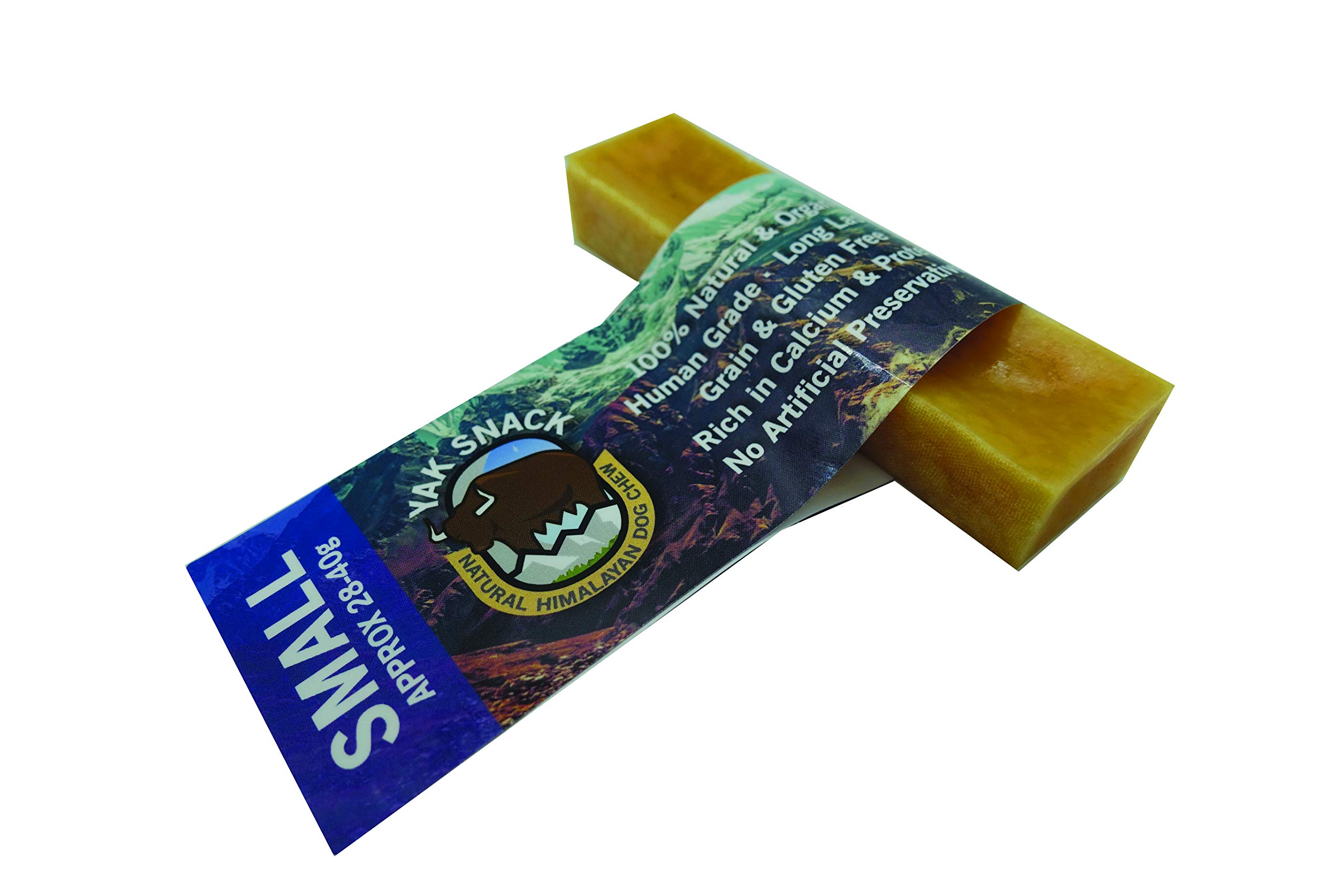 Yak Snack Multicolor Natural Dog Chew, Small (Approx 28-40G) - 2 Pack