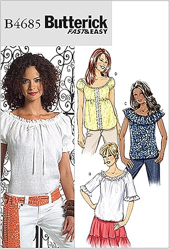 BUTTERICK PATTERNS B4685 - Camiseta de mujer, talla BB (8-10-12-14)