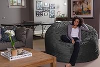 Vista 3 de Sofa Sack - Puff gigante de 6 pies, Tela, Carbón