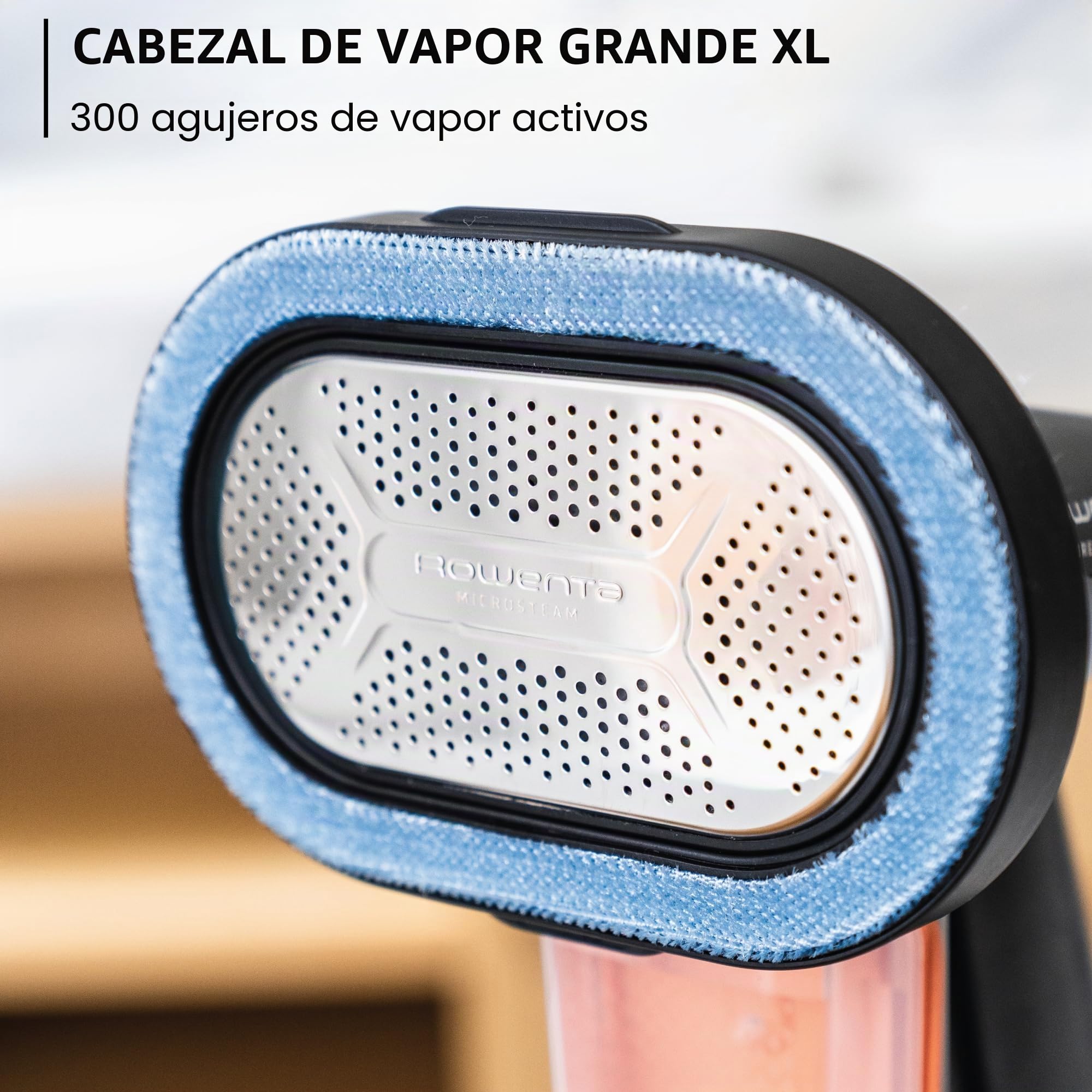Rowenta, vaporizador de ropa, Pure Force 3 en 1, capacidad de 7 onzas, plancha vertical, planchado horizontal, removedor de pelusas, ligero, apagado automático, DR8855U1