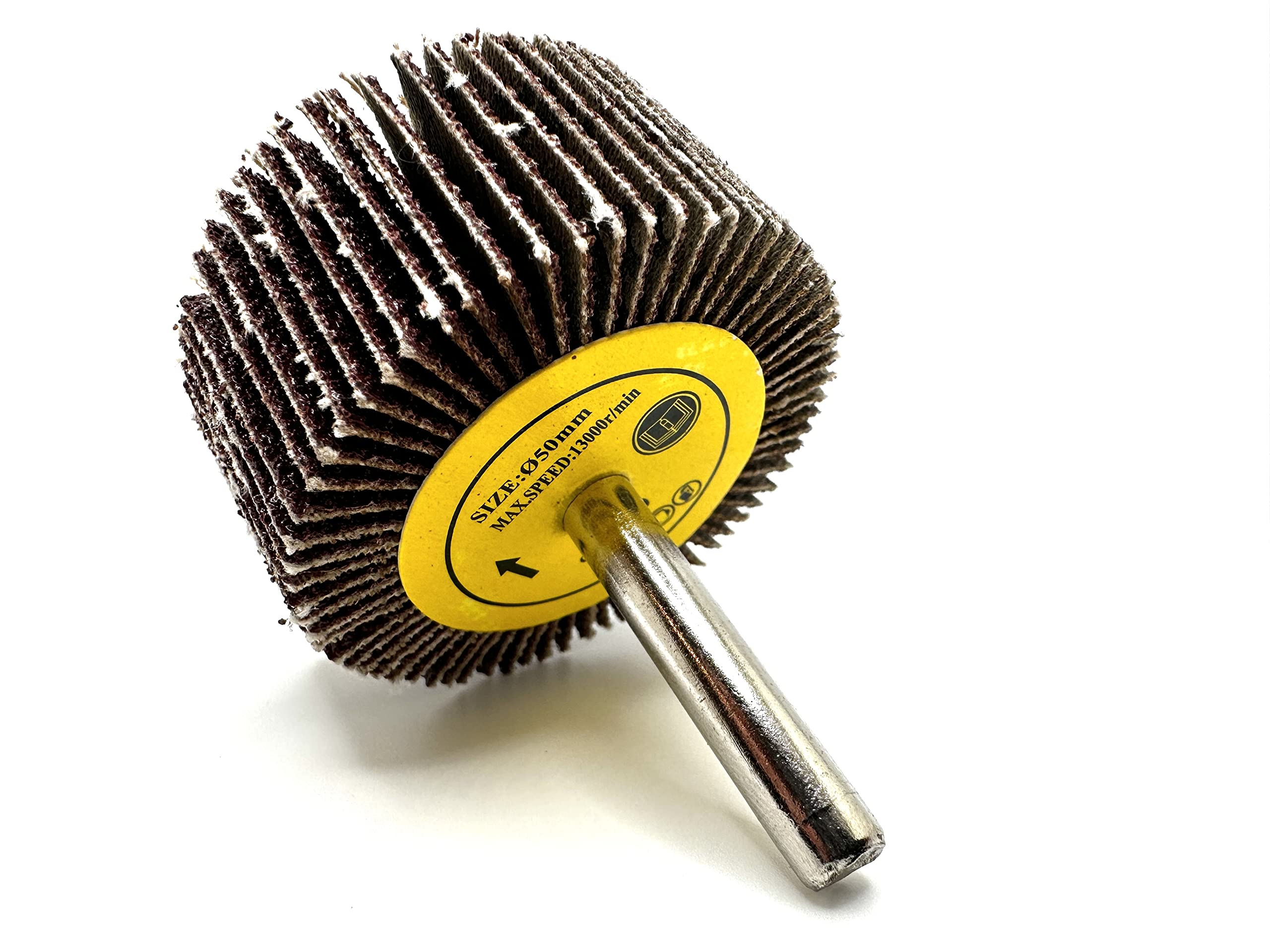 Eco Edge 5-Pack 1-Inch Aluminum Oxide Shank Mounted Abrasive Flap Wheels 1 X1 X1 4 180 Grit Fits All Power Drills - Foto 11