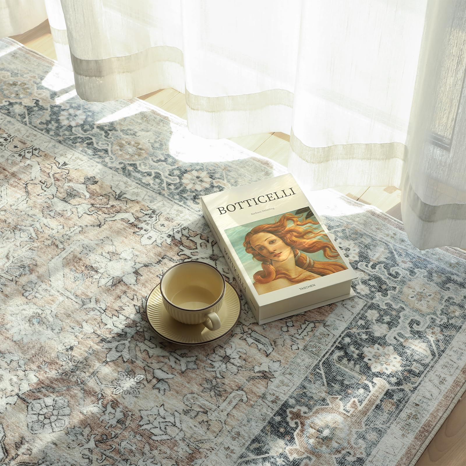 6x9 Area Rugs Machine Washable Area Rugs 6x9 for Living Room, Soft