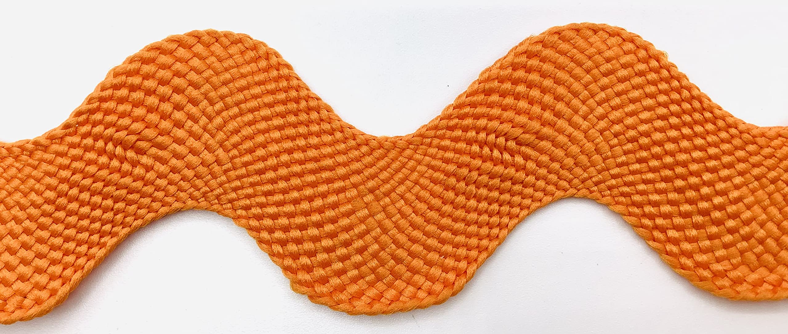 1-1/2” Giant Jumbo RIC Rac (Orange, 5 Yards)