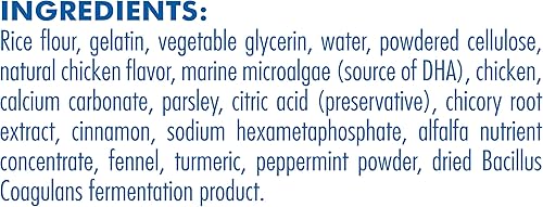 Miniatura 8 de N-Bone Anillos dentales para adultos con sabor a pollo, 7 bolsas de 9.8 onzas, marrón, 1 unidad (paquete de 1)