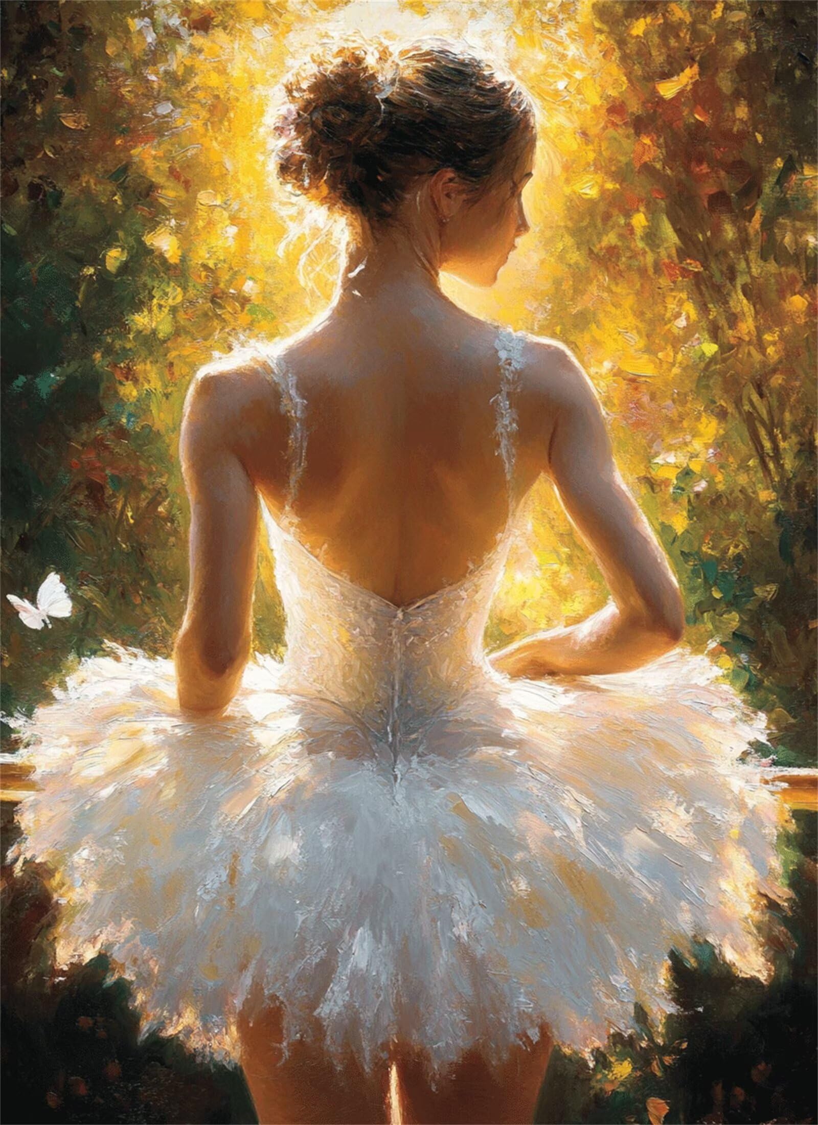Puzzle 3000 elementów dla dorosłych, 3000 elementów, puzzle o zachodzie słońca, gry edukacyjne, drewniane puzzle, tancerka baletowa, prezenty dla nastoletnich chłopców w wieku 14-16 lat, 122 x 81 cm