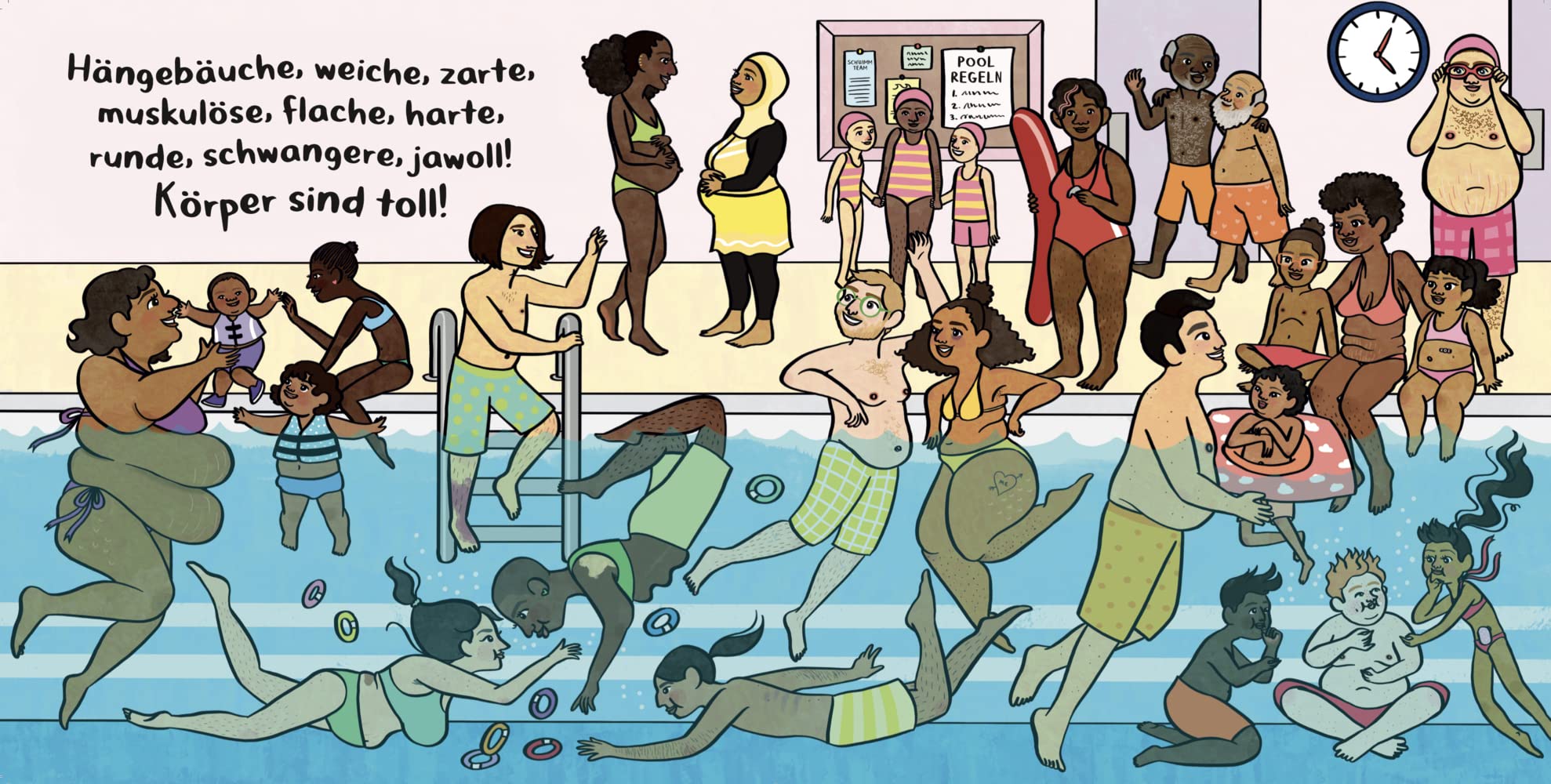 Körper sind toll: Ein fröhliches Liebe-Deinen-Körper-Bilderbuch. Durch Selbstakzeptanz und Body Positivity das Selbstbewusstsein von Kindern stärken. Vorlesebuch mit Reimen ab 3 Jahren.