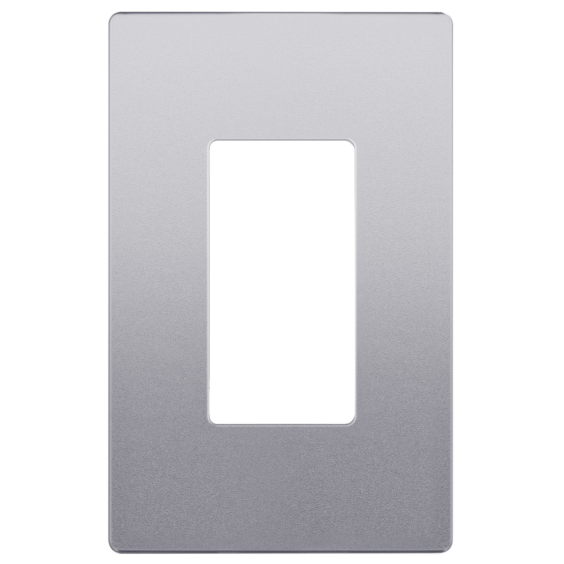 LIDER Brushed Finish Decorator Switch Cover, Screwless Wall Plate, Mid-Size 2-Gang 4.88" x 4.92", Unbreakable Polycarbonate Thermoplastic, UL Listed, LSWP-32M-BGD, Brushed Gold — view 30
