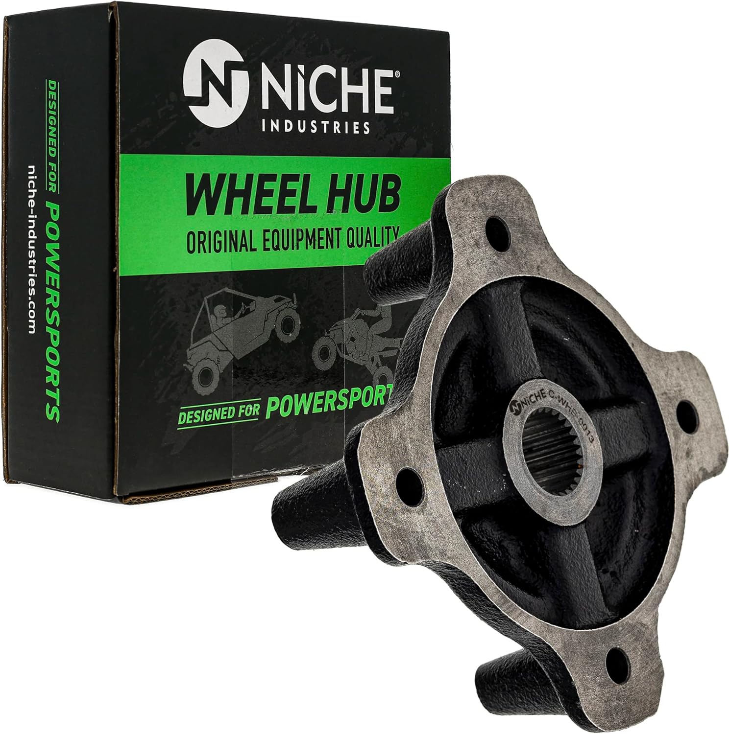 NICHE Front Rear Wheel Hub for Can-Am Commander 1000 800 1000R 800R Max Electric 705400713 705401314 2 Pack