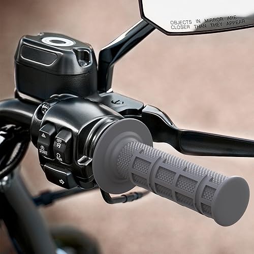 Miniatura 18 de Agarres universales de manillar de motocicleta de 7/8 pulgadas, agarre de goma antideslizante para mango de carreras, agarre de mano para moto
