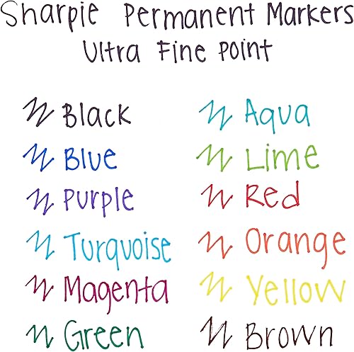 Miniatura 5 de Sharpie Marcadores permanentes retráctiles punta ultrafina negro 2 unidades