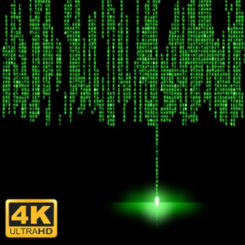 Matrix Code Rain Screensaver 4k no ads