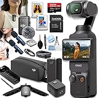 Vista 1 de DJI Osmo Pocket 3 Combo Creador, Cámaras para Vlogging, Cámara de Vlog 4K/120fps, Estabilización de 3 Ejes, Seguimiento de Cara/Objeto, Micrófono