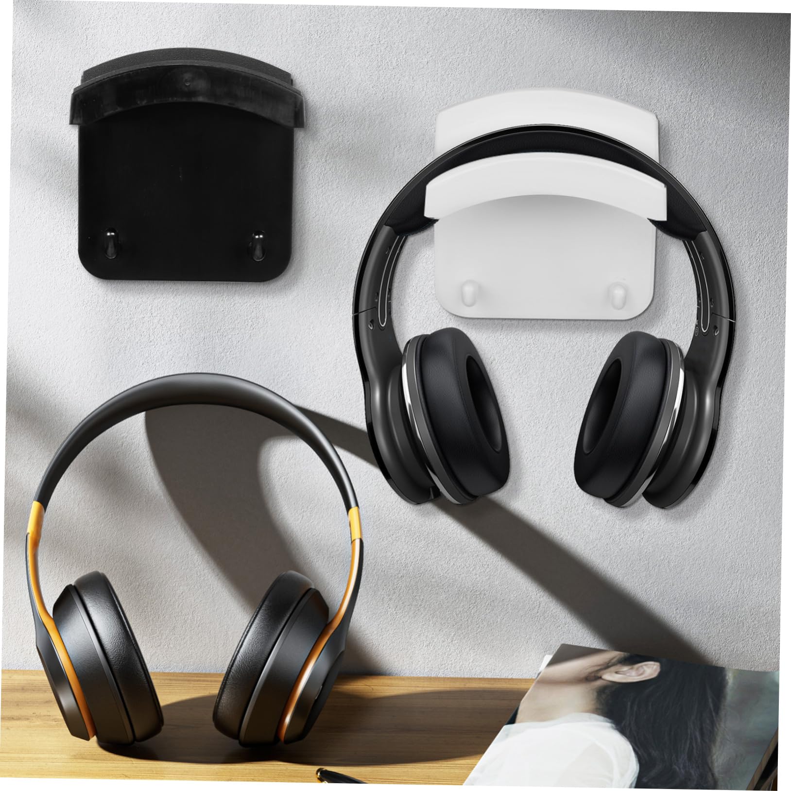 Angoily 8 Uds Soporte Adhesivo Para Auriculares Soporte De Controlador Para Auriculares Para Juegos Estante De Exhibición De es Para es Para