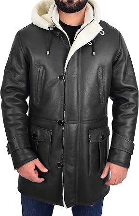 fitted shearling jacket