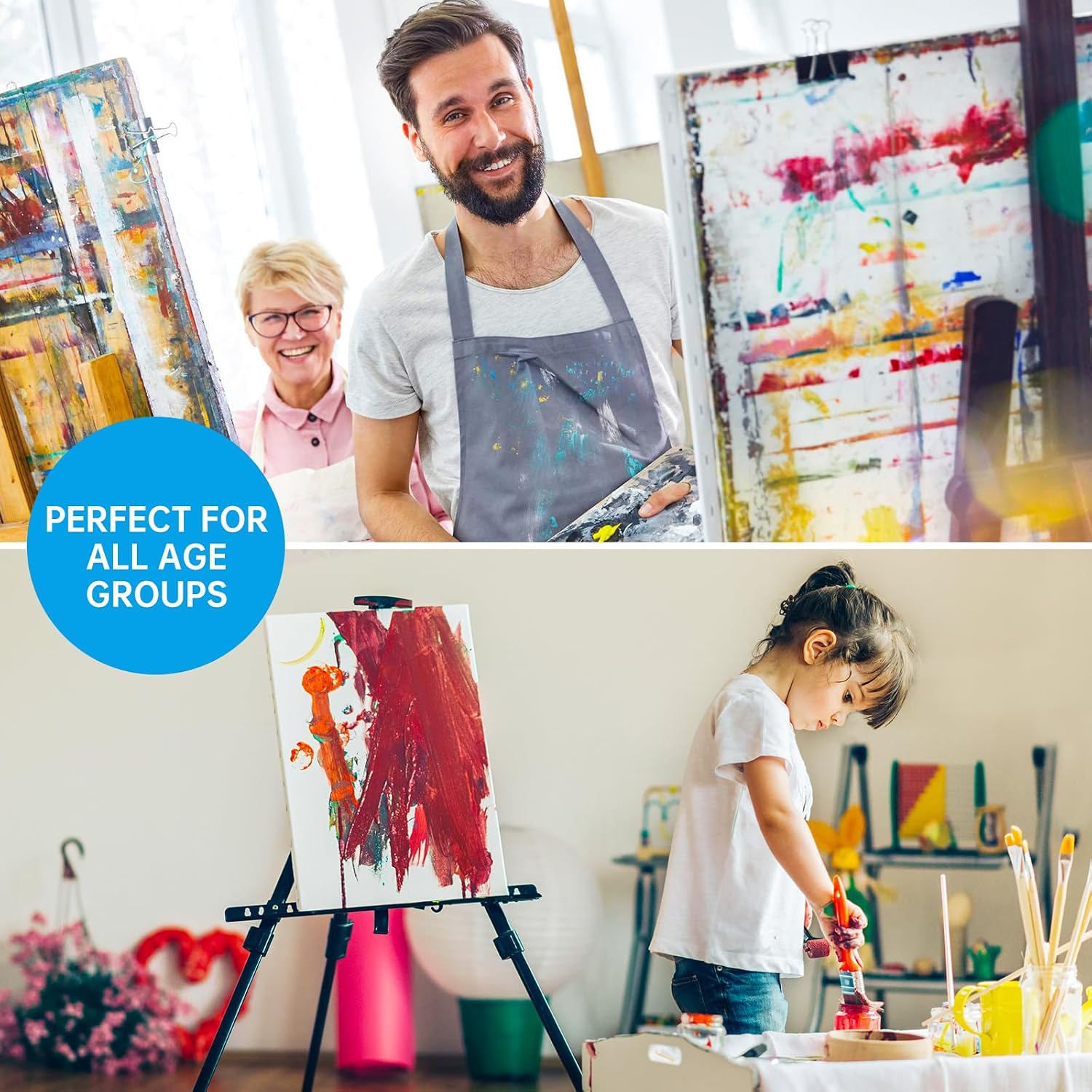 20-Pack 4x6 Inch Canvas Boards for Painting – 100% Cotton Primed Art Supplies for Kids, Adults, Beginners & Professionals – Great for Acrylic, Oil, Watercolor, Tempera & More