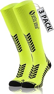 3 Pares Calcetines de Compresión Deporte Colores Altos Hombre Mujer