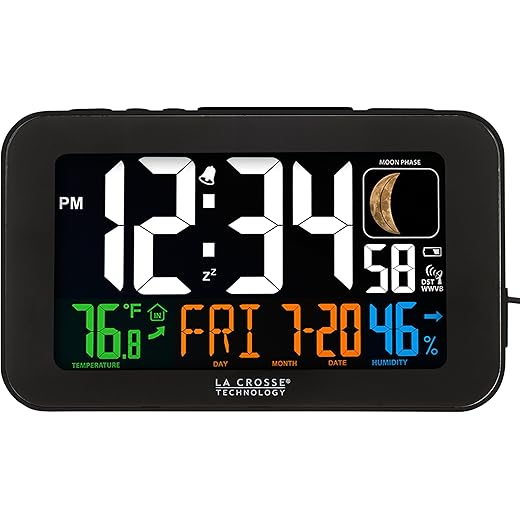 La Crosse Atomic Color Alarm Clock