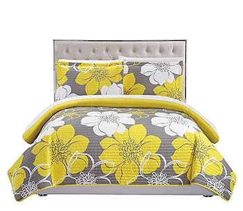 Amazon.co.jp: Chic Home 3点 ウッドサイド 抽象的 大型花柄プリント