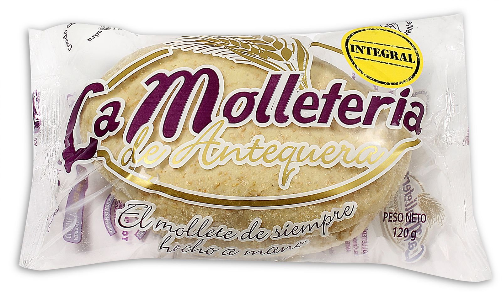 Mollete Mediano con Salvado 60g