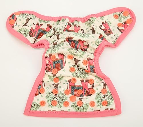 Miniatura 4 de 3 fundas de pañales para bebés recién nacidos, pañales de 8 a 11 libras para niñas (árbol de elefante)