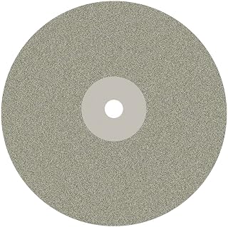 DZQ Diamond Grinding Wheel Disc Arbor Hole 8" x 1/2" Abrasive Lap 800 grit for Cutting or Sanding Stone and Glass Set of 2 Pieces