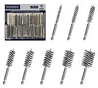 Vista 12 de [8 Tamaños_2 Juegos] Juego de Cepillos de Barrena, Cepillo de Alambre de Latón/Cobre para Taladro Eléctrico, Juego de Cepillos de Taladro, Cepillo