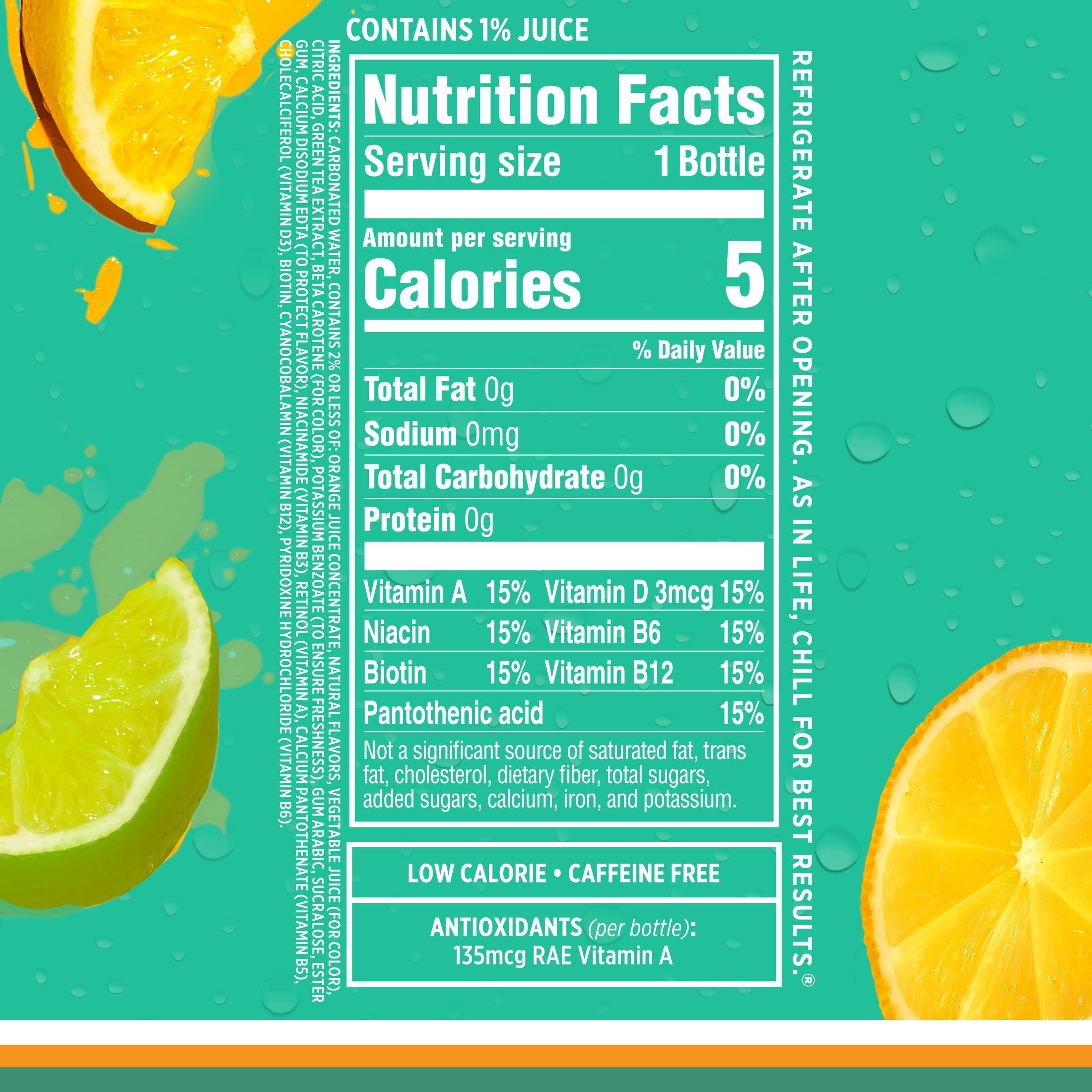 Sparkling Ice +Caffeine Citrus Twist Flavored Sparkling Water with Caffeine (Pack of 12) and Sparkling Ice Lemon Lime Sparkling Water (Pack of 12)