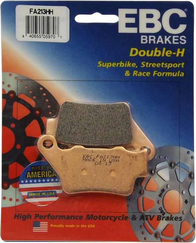 Pastilla de freno de disco de aleación de cobre sinterizado EBC Brakes FA 213HH,negro
