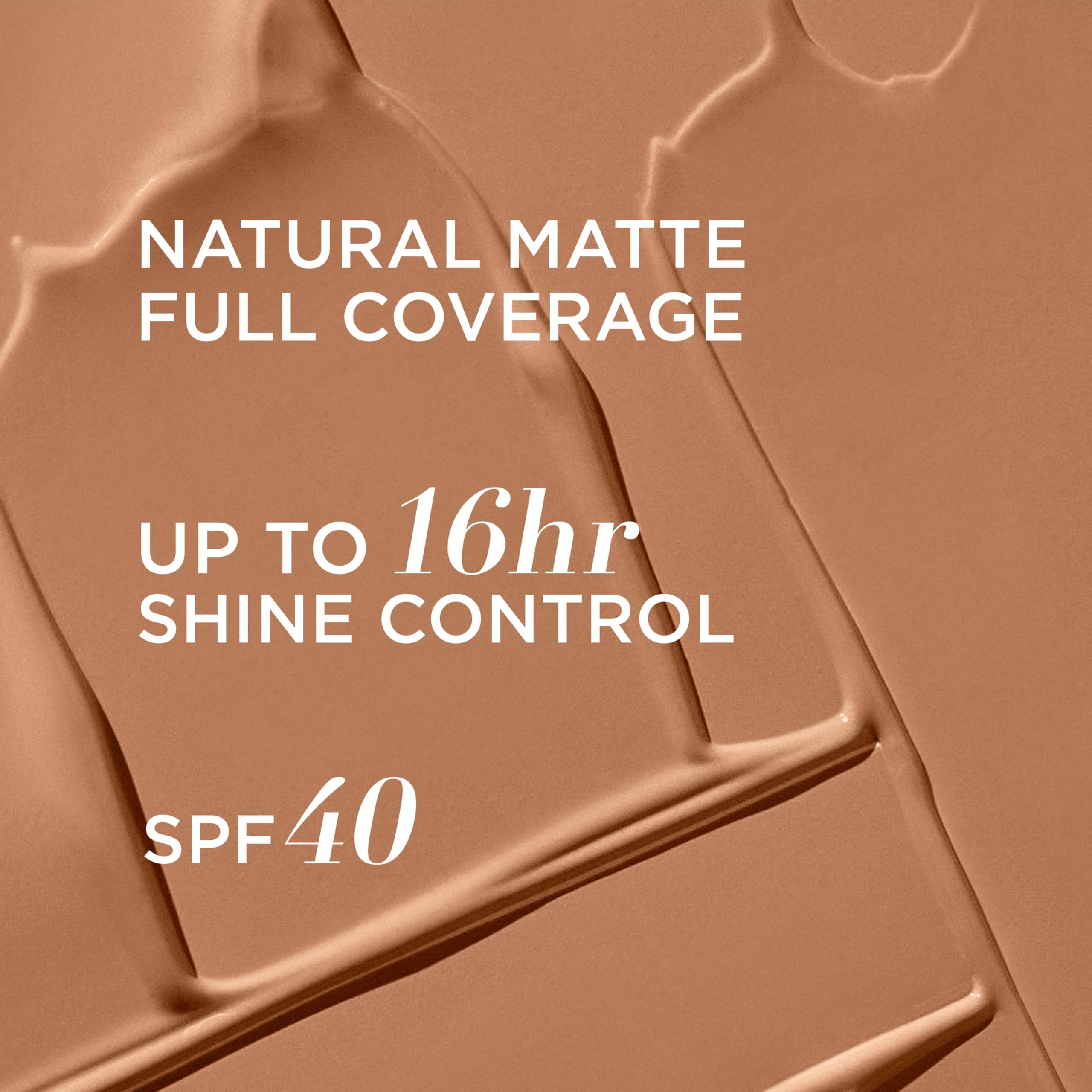IT Cosmetics Full Coverage Foundation, Natural Matte, Made with Hyaluronic Acid, SPF 40 Protection, Your Skin But Better CC+ - Image 3